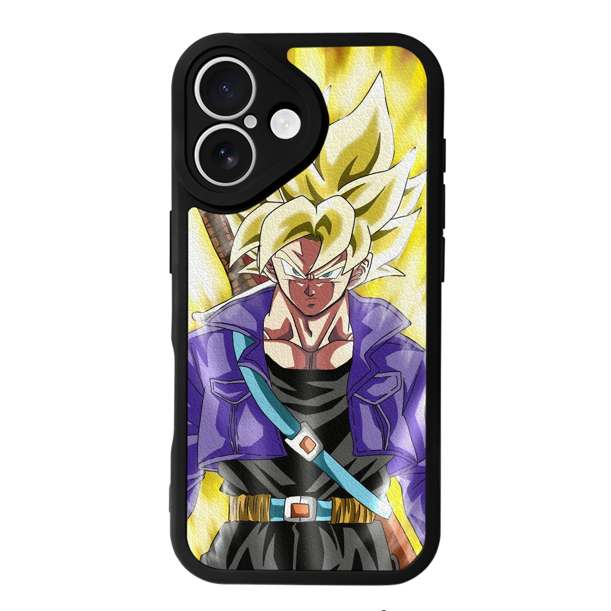 （画像用） ドラゴンボール DRAGON BALL 【iPhone 16シリーズ対応】シリコンスマホケース（レザー調） 材質：シリコン